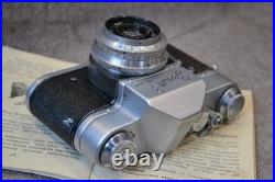 Soviet SLR Zenit-3 Vintage camera 1961? Lens Industar- 50 3.5/50mm