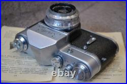 Soviet SLR Zenit-3 Vintage camera 1961? Lens Industar- 50 3.5/50mm