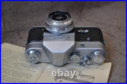 Soviet Zenit-3 SLR Vintage camera 1961? Lens Industar- 50 3.5/50mm