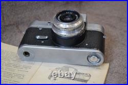 Soviet Zenit-3 SLR Vintage camera 1961? Lens Industar- 50 3.5/50mm