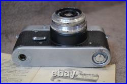 Soviet Zenit-3 SLR Vintage camera 1961? Lens Industar- 50 3.5/50mm