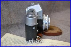 Soviet Zenit-3 SLR Vintage camera 1961? Lens Industar- 50 3.5/50mm