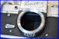 Soviet Zenit-3 SLR Vintage camera 1961? Lens Industar- 50 3.5/50mm