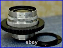 Soviet vintage lens MIR-1 2.8/37mm Wide-angle fast lens M39+ adapter Canon