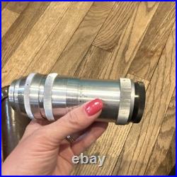 Steinheil München Telephoto f/4.5 Fixed/Prime Aluminum Vintage Camera Lens