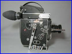 Super-16! 13x Viewer Bolex Rex-5 Movie Camera Zeiss Lens! Tested Ready To Film
