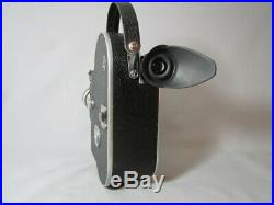 Super-16 Bolex Movie Camera. Kern Switar 10mm, 25mm, 75mm C-mount Lenses! Tested