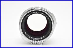 TOP Mint Voigtlander Nokton Vintage Line 50mm f/1.5 Aspherical II VM MC #565A TOP Mint Voigtlander Nokton Vintage Line 50mm f/1.5 Aspherical II VM MC #565A