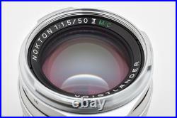 TOP Mint Voigtlander Nokton Vintage Line 50mm f/1.5 Aspherical II VM MC #565A TOP Mint Voigtlander Nokton Vintage Line 50mm f/1.5 Aspherical II VM MC #565A