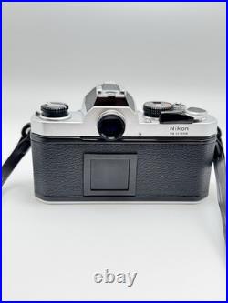 Tested Nikon FM Silver 35mm SLR Film Camera Body, Vintage Film Camera