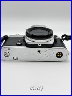 Tested Nikon FM Silver 35mm SLR Film Camera Body, Vintage Film Camera