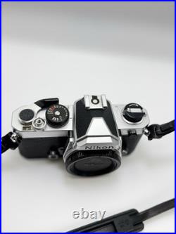 Tested Nikon FM Silver 35mm SLR Film Camera Body, Vintage Film Camera