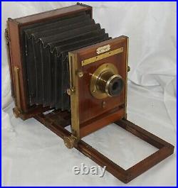 The Eastman Dry Plate & Film Co. 5x8 Interchangeable View Camera with Brass Lens