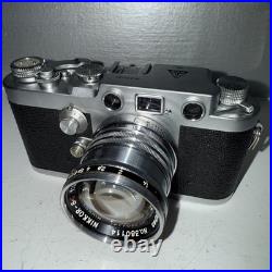 Tower 46 Rangefiner Camera RARE withNIKKOR S. C 5cm f1.4 Lens & Case EUC+ Tested