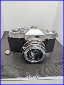 Untested Vintage Topcon Camera With Rare Topcor Lens Tokyo Kogaku F 2.8 5cm