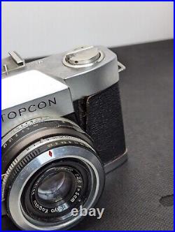 Untested Vintage Topcon Camera With Rare Topcor Lens Tokyo Kogaku F 2.8 5cm