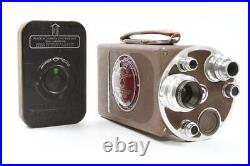 Used Bell & Howell Filmo Auto Master 16mm Turret Movie Camera with 2 C Mnt Lenses