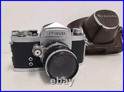 VINTAGE 1960 MIRANDA D 35mm CAMERA, SOLIGOR MIRANDA 1.9 LENS READ