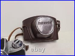 VINTAGE 1960 MIRANDA D 35mm CAMERA, SOLIGOR MIRANDA 1.9 LENS READ