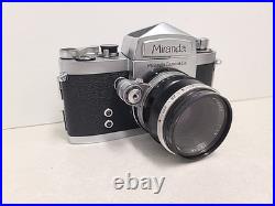 VINTAGE 1960 MIRANDA D 35mm CAMERA, SOLIGOR MIRANDA 1.9 LENS READ