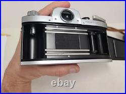 VINTAGE 1960 MIRANDA D 35mm CAMERA, SOLIGOR MIRANDA 1.9 LENS READ