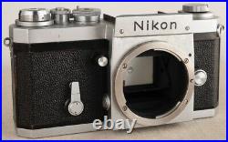 VINTAGE 1966 NIKON F PHOTOMIC TN CAMERA BODY with NIKKOR 50mm 1.4 LENS