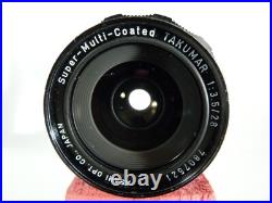 VINTAGE ASAHI PENTAX K 35mm SLR FILM CAMERA M42, SMC TAKUMAR 28/3.5 Lens. READ VINTAGE ASAHI PENTAX K 35mm SLR FILM CAMERA M42, SMC TAKUMAR 28/3.5 Lens. READ