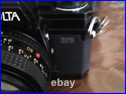 VINTAGE CAMERA MINOLTA X-700 MPS LENS 50 mm BATTERY NEW 100% WORK PRE OWNED