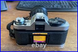 VINTAGE CANON AE-1 PROGRAM 35MM SLR CAMERA WithPHOENIX ZOOM LENS & SPEEDLITE FLASH