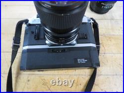 VINTAGE CANON AE1 35mm CAMERA 50mm CANON FD VIVITAR 35-70mm LENS WINDER TESTED VINTAGE CANON AE1 35mm CAMERA 50mm CANON FD VIVITAR 35-70mm LENS WINDER TESTED