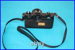 VINTAGE CANON EF 35mm CAMARA WITH A CANON LENS FD 28mm, SERIAL NUMBER 349450