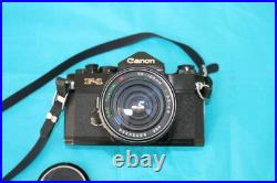 VINTAGE CANON F1 35mm CAMARA WITH A RMC TOKINA 35-105 LENS, SN 531507