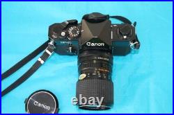 VINTAGE CANON F1 35mm CAMARA WITH A RMC TOKINA 35-105 LENS, SN 531507