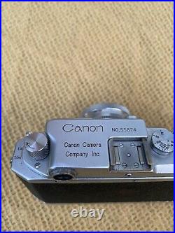 VINTAGE CANON III RANGEFINDER 35mm Camera Serenar 50MM Lens EX Condition + CASE