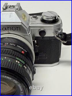 VINTAGE Canon AE-1 35mm SLR Camera with 50mm 11.8 Lens
