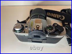VINTAGE Canon AE-1 Program Film Camera 35mm SLR With Lens Serial # 4664094