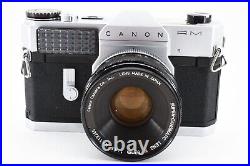 VINTAGE Canon Canonflex RM Film Camera Super Canomatic Lens R 50mm F1.8 Japan