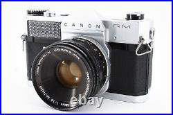 VINTAGE Canon Canonflex RM Film Camera Super Canomatic Lens R 50mm F1.8 Japan