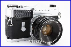 VINTAGE Canon Canonflex RM Film Camera Super Canomatic Lens R 50mm F1.8 Japan