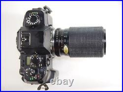 VINTAGE Contax AX 35mm SLR Film Camera w TOKINA 80-200/3.5-4.5 lens. READ