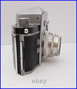 VINTAGE EXA JHAGEE DRESDEN CAMERA with carl zeiss jena lens working (t24)