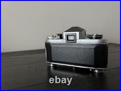 VINTAGE EXAKTA VX 1000 35mm CAMERA W TELEPHOTO LENS PIESKER BERLIN WEST GERMANY