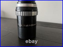 VINTAGE EXAKTA VX 1000 35mm CAMERA W TELEPHOTO LENS PIESKER BERLIN WEST GERMANY