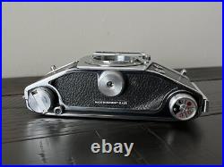 VINTAGE EXAKTA VX 1000 35mm CAMERA W TELEPHOTO LENS PIESKER BERLIN WEST GERMANY