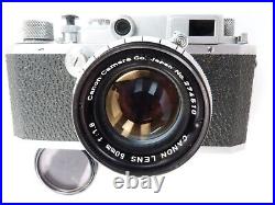 VINTAGE EXC Canon IIB 35mm Rangfinder Camera, CANON Lens 50mm f/1.8 READ