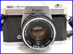 VINTAGE Kowa SeTr 35mm SLR camera, KOWA SETR 1 50/1.9 Lens. READ