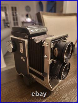 VINTAGE MAMIYA C220 Pro TLR 80mm f/2.8 & f/4.5 Lens Film Camera Japan with Manual