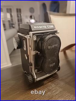 VINTAGE MAMIYA C220 Pro TLR 80mm f/2.8 & f/4.5 Lens Film Camera Japan with Manual