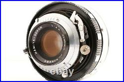 VINTAGE MAMIYA PRESS Film Camera + SEKOR 90mm f3.5 Lens 6x9 Roll Film Back Japan