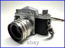 VINTAGE Miranda Camera Co. Miranda T + Carl Zeiss Jena Biotar 58mm f/2 Lens